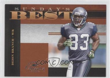 2008 Donruss Classics - Sunday's Best #SB-39 - Deion Branch /1000