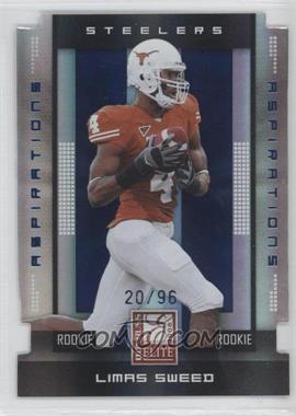 2008 Donruss Elite - [Base] - Aspirations Die-Cut #151 - Rookie - Limas Sweed /96