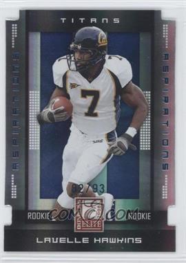 2008 Donruss Elite - [Base] - Aspirations Die-Cut #158 - Rookie - Lavelle Hawkins /93