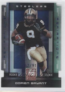 2008 Donruss Elite - [Base] - Aspirations Die-Cut #164 - Rookie - Dorien Bryant /91