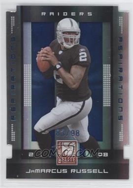 2008 Donruss Elite - [Base] - Aspirations Die-Cut #70 - JaMarcus Russell /98