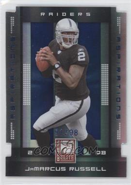 2008 Donruss Elite - [Base] - Aspirations Die-Cut #70 - JaMarcus Russell /98