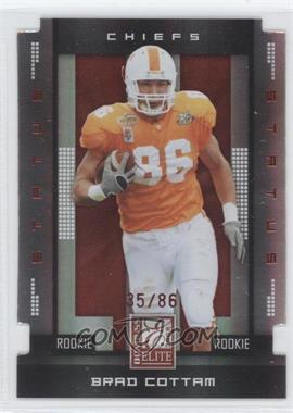 2008 Donruss Elite - [Base] - Status Die-Cut #142 - Rookie - Brad Cottam /86