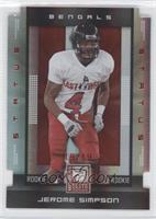 Rookie - Jerome Simpson #/19