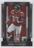 Alge Crumpler #/83