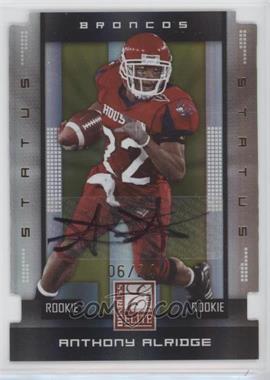 2008 Donruss Elite - [Base] - Status Gold Die-Cut Autographs #175 - Rookie - Anthony Alridge /24