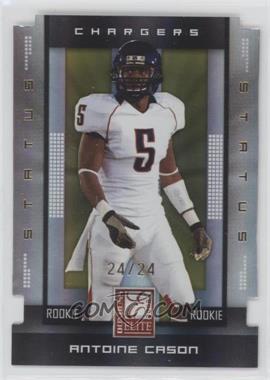 2008 Donruss Elite - [Base] - Status Gold Die-Cut #193 - Rookie - Antoine Cason /24