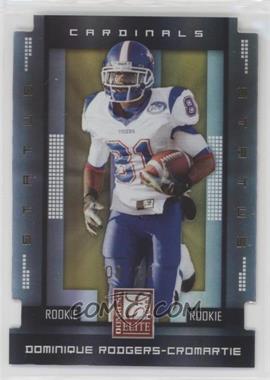 2008 Donruss Elite - [Base] - Status Gold Die-Cut #194 - Rookie - Dominique Rodgers-Cromartie /24