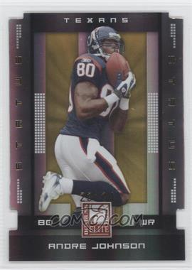 2008 Donruss Elite - [Base] - Status Gold Die-Cut #40 - Andre Johnson /24