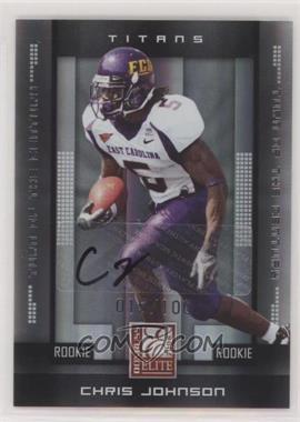 2008 Donruss Elite - [Base] - Turn of the Century Autographs #120 - Rookie - Chris Johnson /100 [EX to NM]