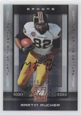 2008 Donruss Elite - [Base] - Turn of the Century Autographs #141 - Rookie - Martin Rucker /100