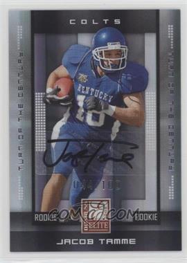 2008 Donruss Elite - [Base] - Turn of the Century Autographs #144 - Rookie - Jacob Tamme /100