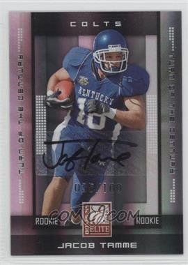 2008 Donruss Elite - [Base] - Turn of the Century Autographs #144 - Rookie - Jacob Tamme /100