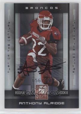 2008 Donruss Elite - [Base] - Turn of the Century Autographs #175 - Rookie - Anthony Alridge /100