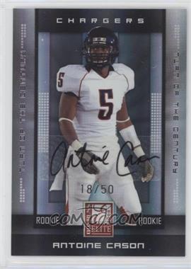 2008 Donruss Elite - [Base] - Turn of the Century Autographs #193 - Rookie - Antoine Cason /50