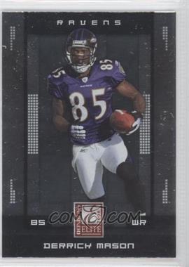 2008 Donruss Elite - [Base] #10 - Derrick Mason