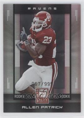 2008 Donruss Elite - [Base] #128 - Rookie - Allen Patrick /999