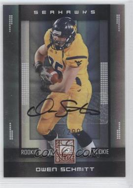 2008 Donruss Elite - [Base] #135 - Rookie - Owen Schmitt /299