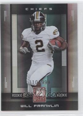 2008 Donruss Elite - [Base] #165 - Rookie - Will Franklin /999