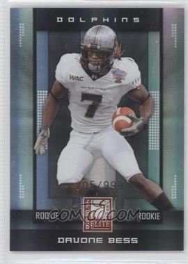 2008 Donruss Elite - [Base] #169 - Rookie - Davone Bess /999