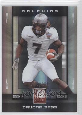 2008 Donruss Elite - [Base] #169 - Rookie - Davone Bess /999