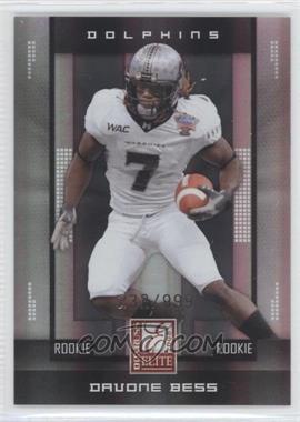 2008 Donruss Elite - [Base] #169 - Rookie - Davone Bess /999