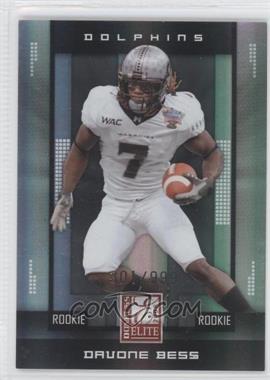 2008 Donruss Elite - [Base] #169 - Rookie - Davone Bess /999