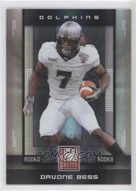 2008 Donruss Elite - [Base] #169 - Rookie - Davone Bess /999