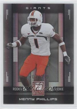 2008 Donruss Elite - [Base] #200 - Rookie - Kenny Phillips /999