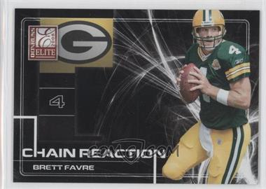 2008 Donruss Elite - Chain Reaction - Black #CR-12 - Brett Favre /400