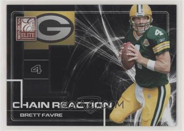 2008 Donruss Elite - Chain Reaction - Black #CR-12 - Brett Favre /400