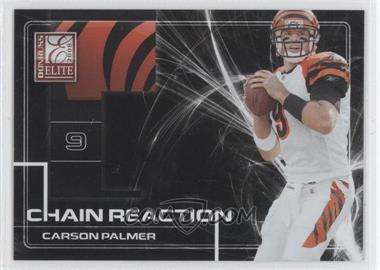 2008 Donruss Elite - Chain Reaction - Black #CR-13 - Carson Palmer /400