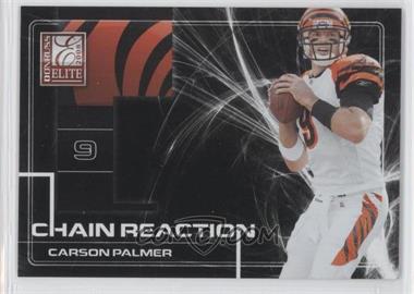 2008 Donruss Elite - Chain Reaction - Black #CR-13 - Carson Palmer /400