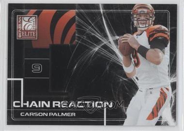 2008 Donruss Elite - Chain Reaction - Black #CR-13 - Carson Palmer /400