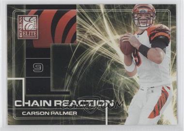 2008 Donruss Elite - Chain Reaction - Gold #CR-13 - Carson Palmer /800