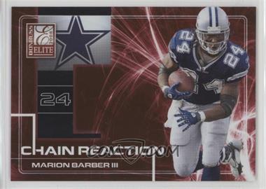 2008 Donruss Elite - Chain Reaction - Red #CR-16 - Marion Barber III /200