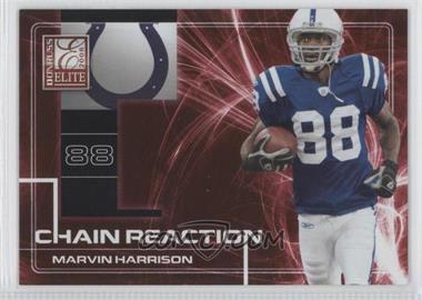 2008 Donruss Elite - Chain Reaction - Red #CR-8 - Marvin Harrison /200