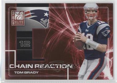 2008 Donruss Elite - Chain Reaction - Red #CR-9 - Tom Brady /200