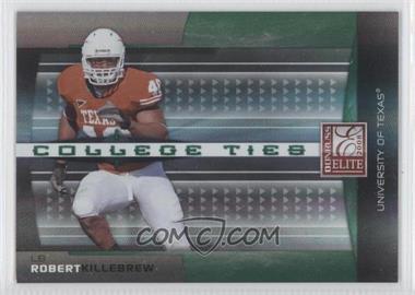 2008 Donruss Elite - College Ties - Green #CT-15 - Robert Killebrew /800