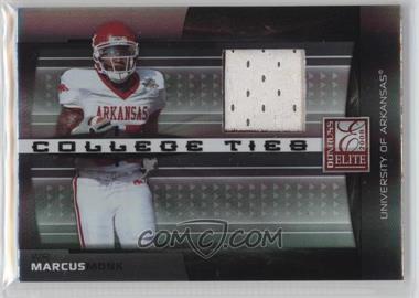 2008 Donruss Elite - College Ties - Jerseys Prime #CT-5 - Marcus Monk /50