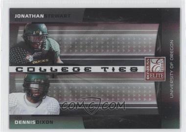 2008 Donruss Elite - College Ties Combos - Black #CTC-3 - Jonathan Stewart, Dennis Dixon /200