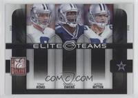 Tony Romo, Terrell Owens, Jason Witten #/800