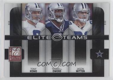 2008 Donruss Elite - Elite Teams - Black #ET-1 - Tony Romo, Terrell Owens, Jason Witten /800