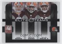 Derek Anderson, Braylon Edwards, Kellen Winslow, Jr. #/800