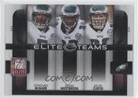 Donovan McNabb, Brian Westbrook, Kevin Curtis #/800