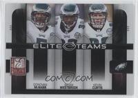 Donovan McNabb, Brian Westbrook, Kevin Curtis #/800