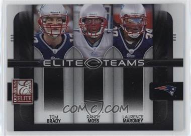 2008 Donruss Elite - Elite Teams - Black #ET-2 - Tom Brady, Randy Moss, Laurence Maroney /800