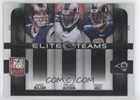 Marc Bulger, Steven Jackson, Torry Holt #/800