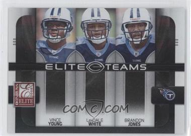 2008 Donruss Elite - Elite Teams - Black #ET-21 - Vince Young, LenDale White, Brandon Jones /800