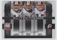 Jason Campbell, Clinton Portis, Chris Cooley #/800